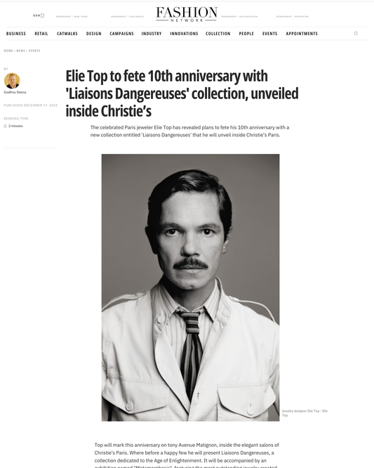 Elie Top Christie's Fashion Network 2024