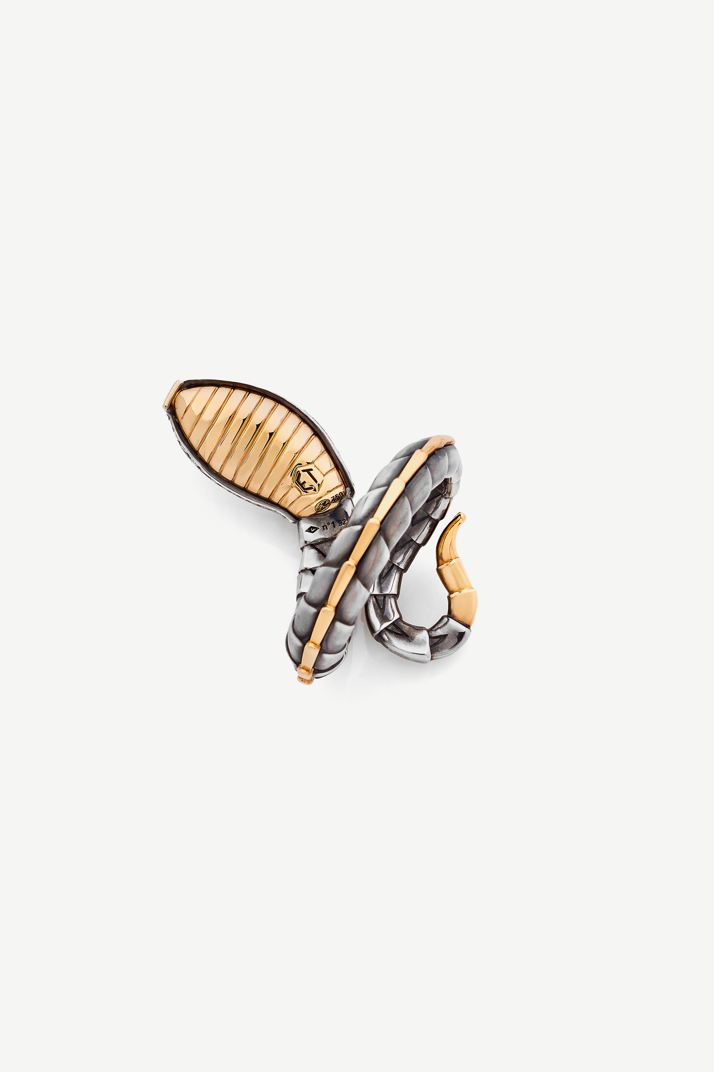 Elie Top Bague Petit Serpent Rubis Magica Naturae