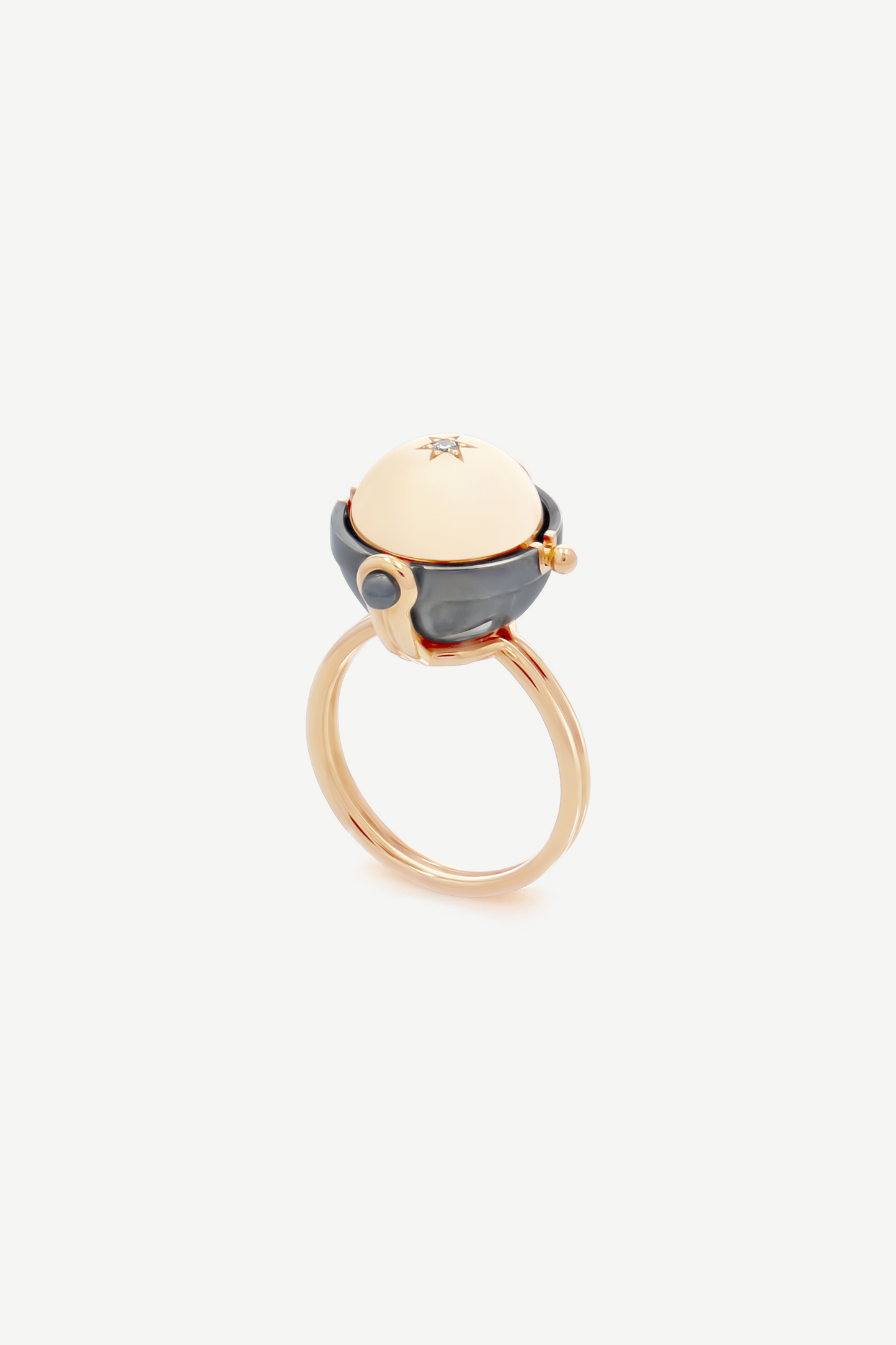 Bague Sphère Medium Rubis