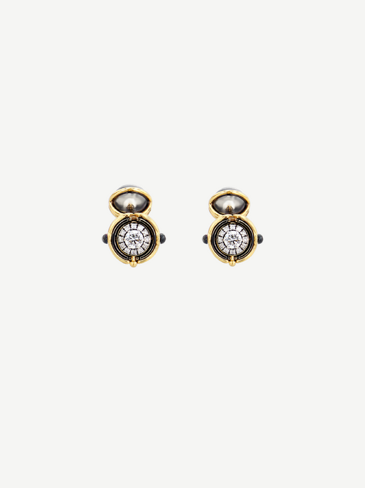 Elie Top Boutons de Manchette Mira Diamant Sirius
