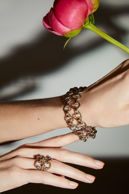 Elie Top Bracelet Twist Diamant