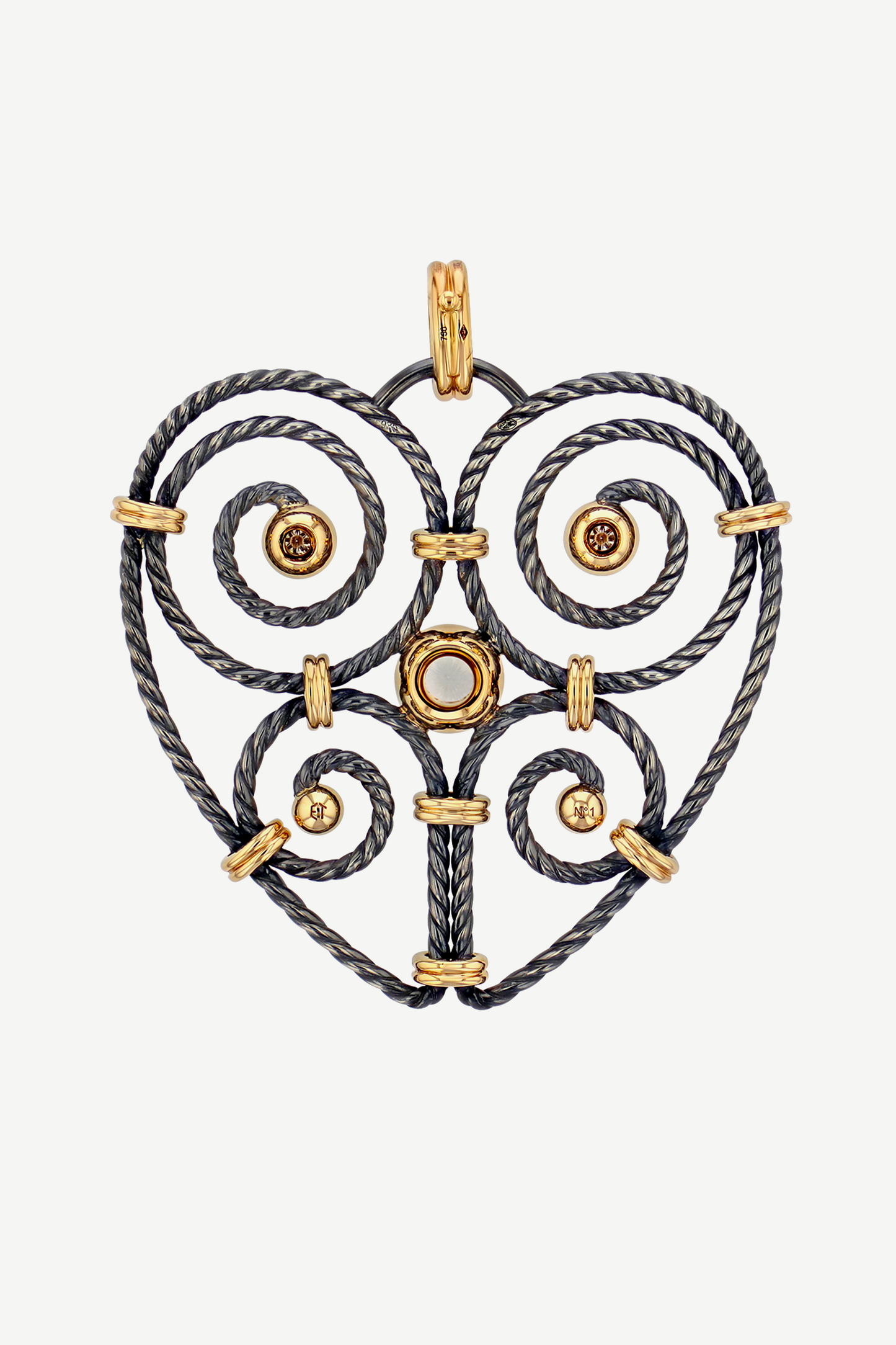 Elie Top Charm Grand Cœur Twist