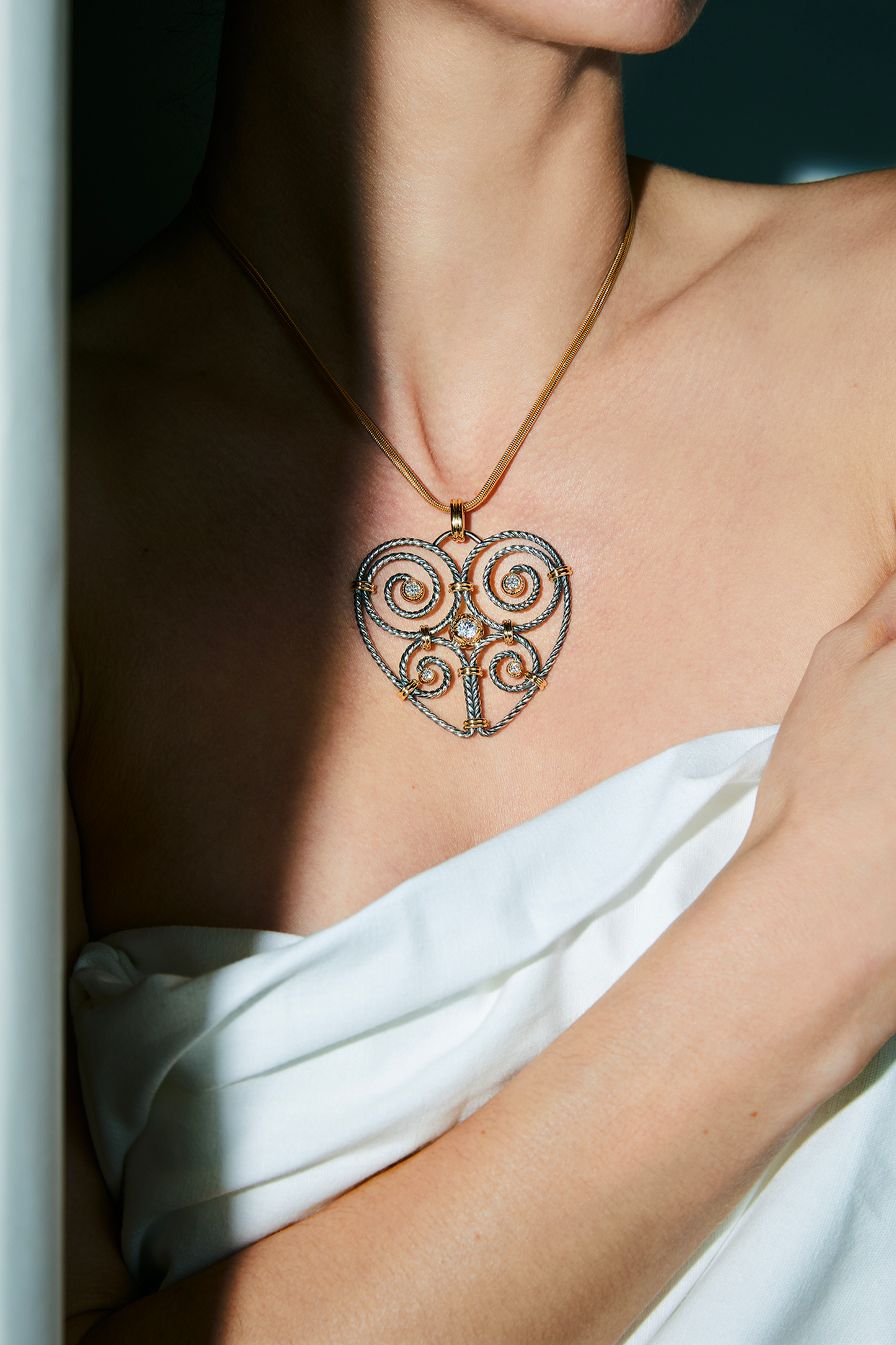 Charm Grand Cœur Twist