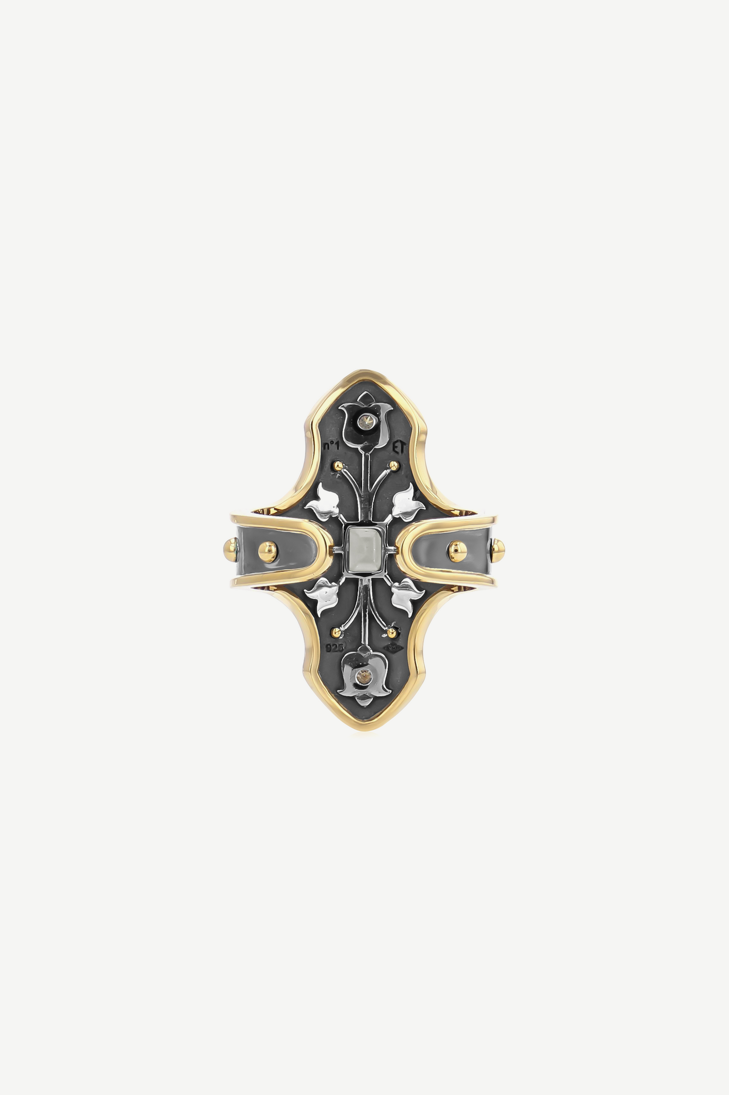 Elie Top Bague Heaume Diamants La Dame du Lac