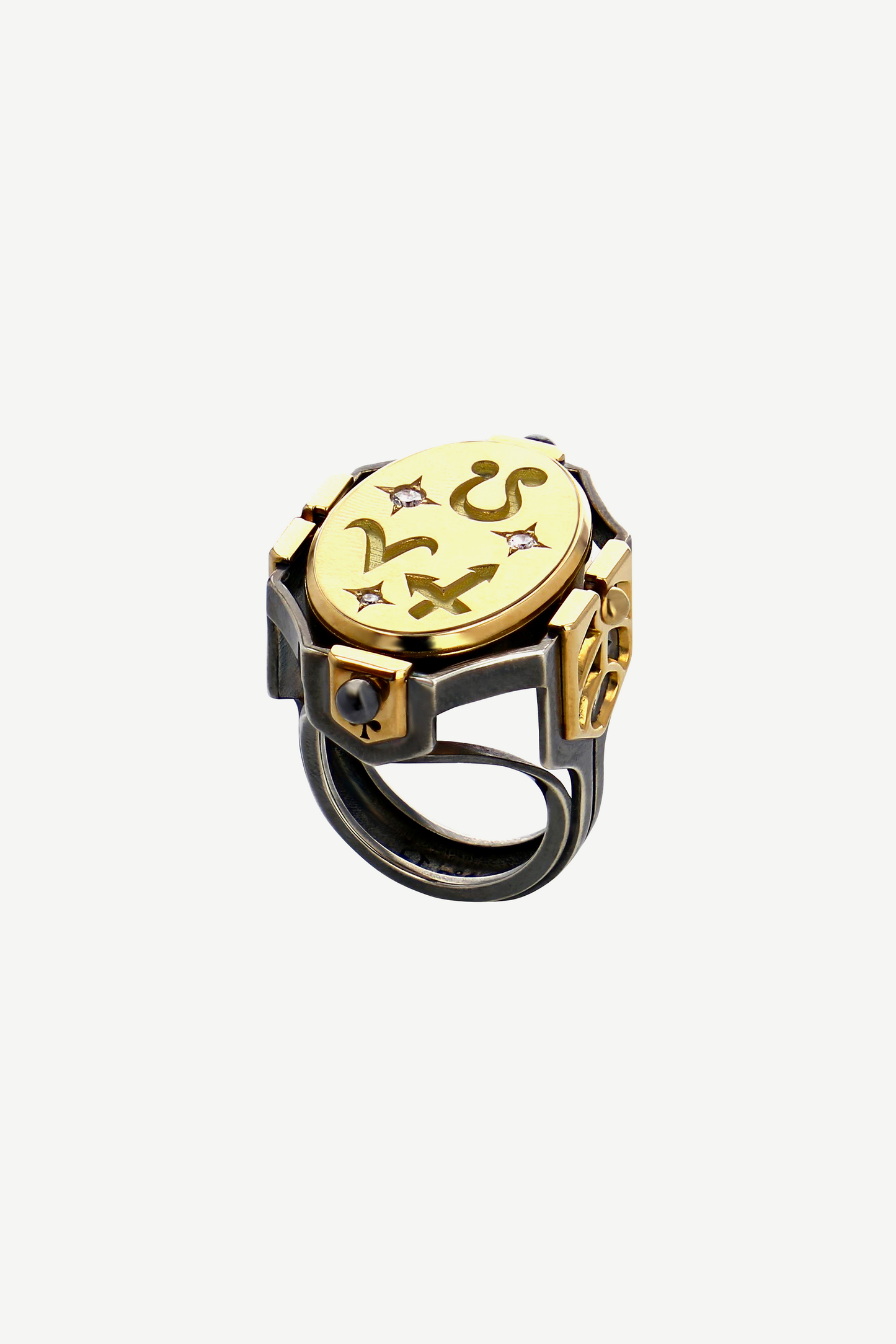 Elie Top Bague Sceau FEU Cosmogonie Secrète