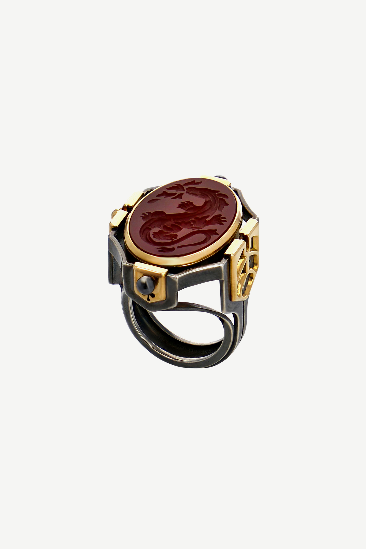 Elie Top Bague Sceau FEU Cosmogonie Secrète