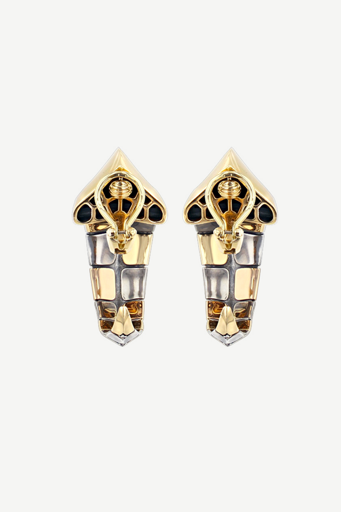 boucles d'oreilles haute joaillerie diamant or jaune