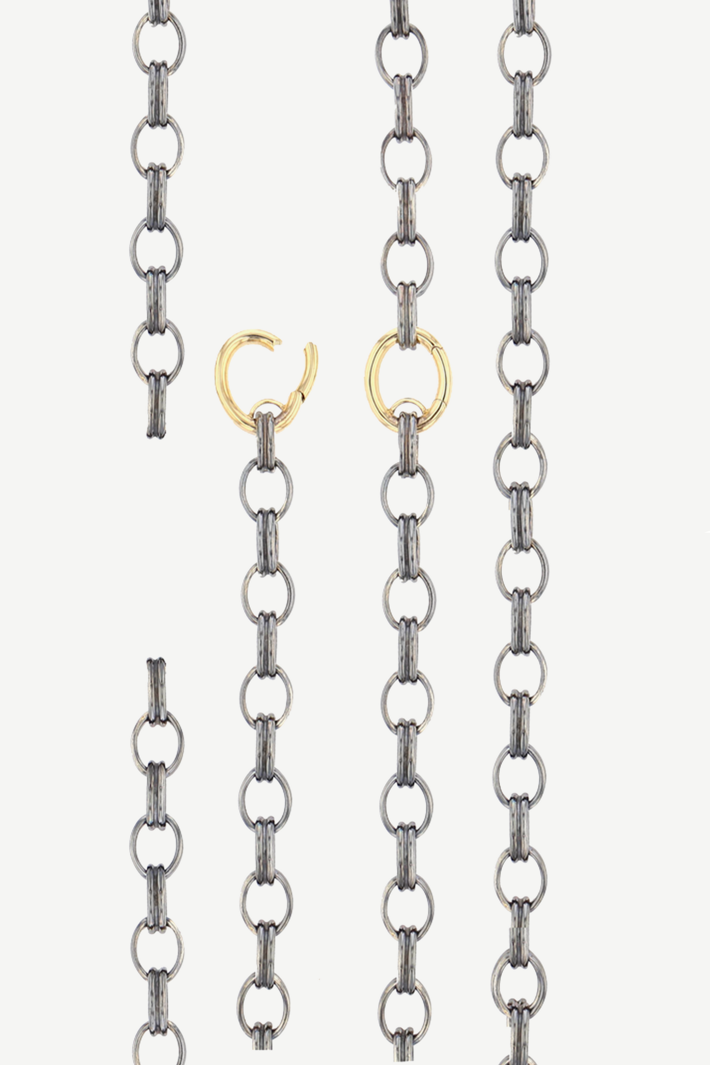 Elie Top Chaîne Anneau Médium Argent Charms