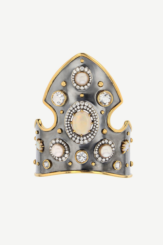 Elie Top Manchette Blason Opale La Dame du Lac