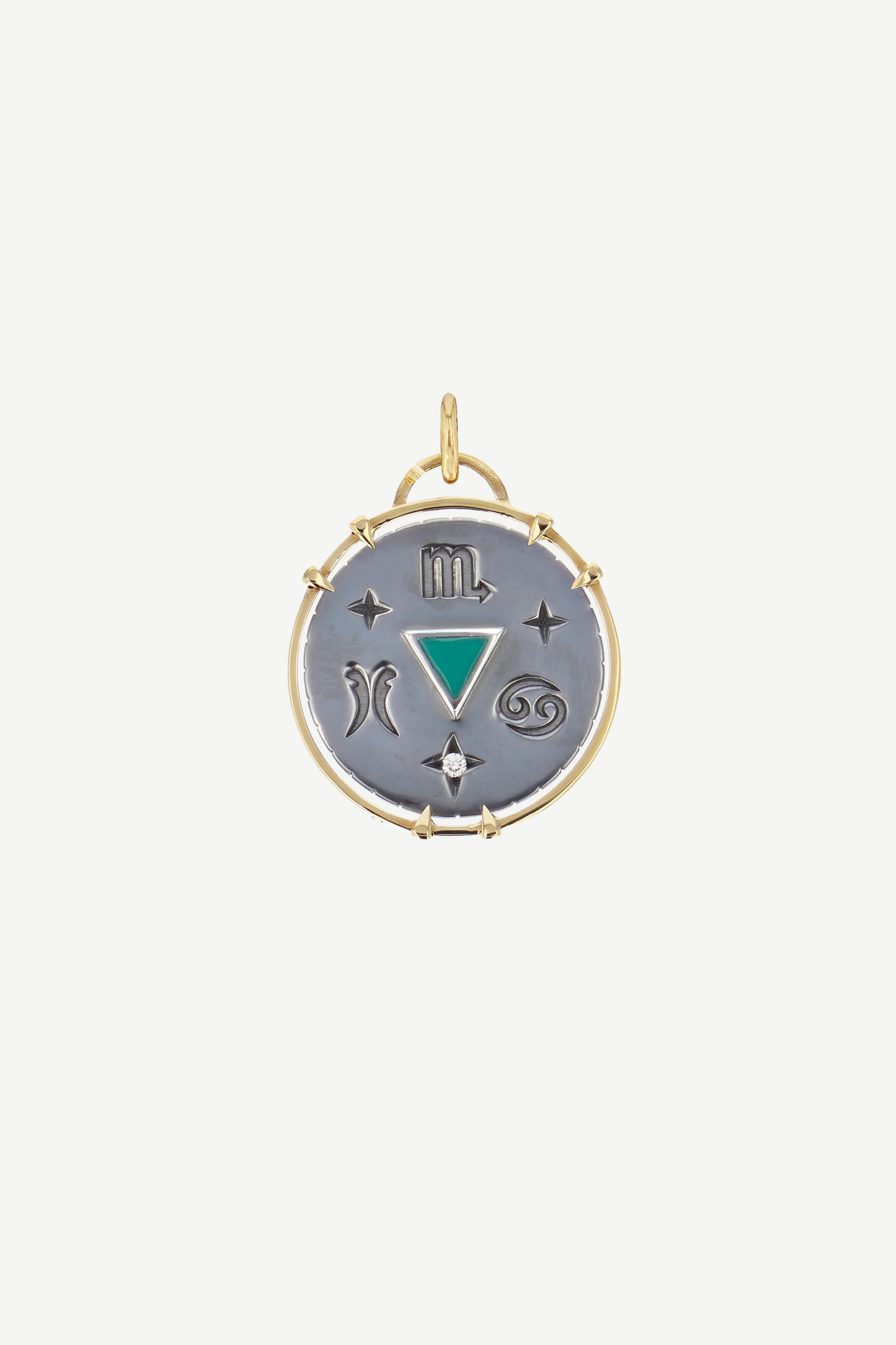 Médaille 4 Eléments EAU Cœur