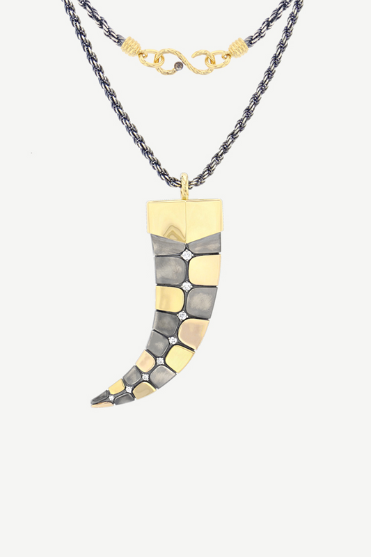 Elie Top Pendentif Dent Diamants Magica Naturae