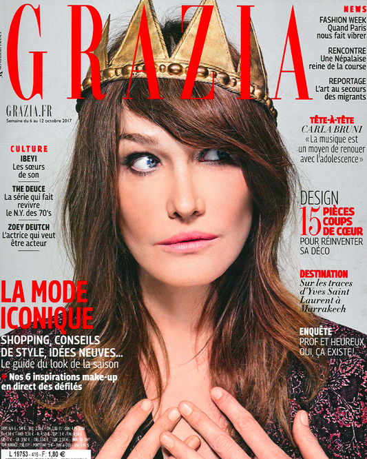 Grazia France, Octobre 2017