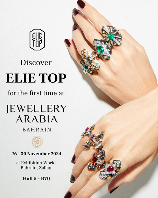Elie Top chez Jewellery Arabia, Bahreïn 2024