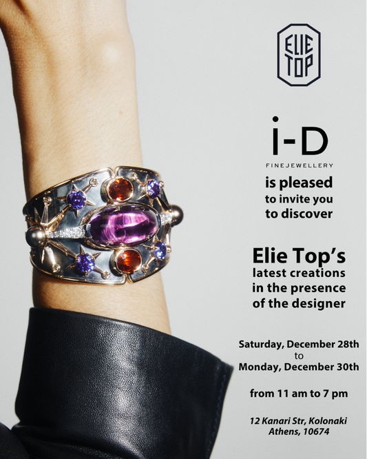 Elie Top chez i-D Fine Jewellery, Athènes 2024.