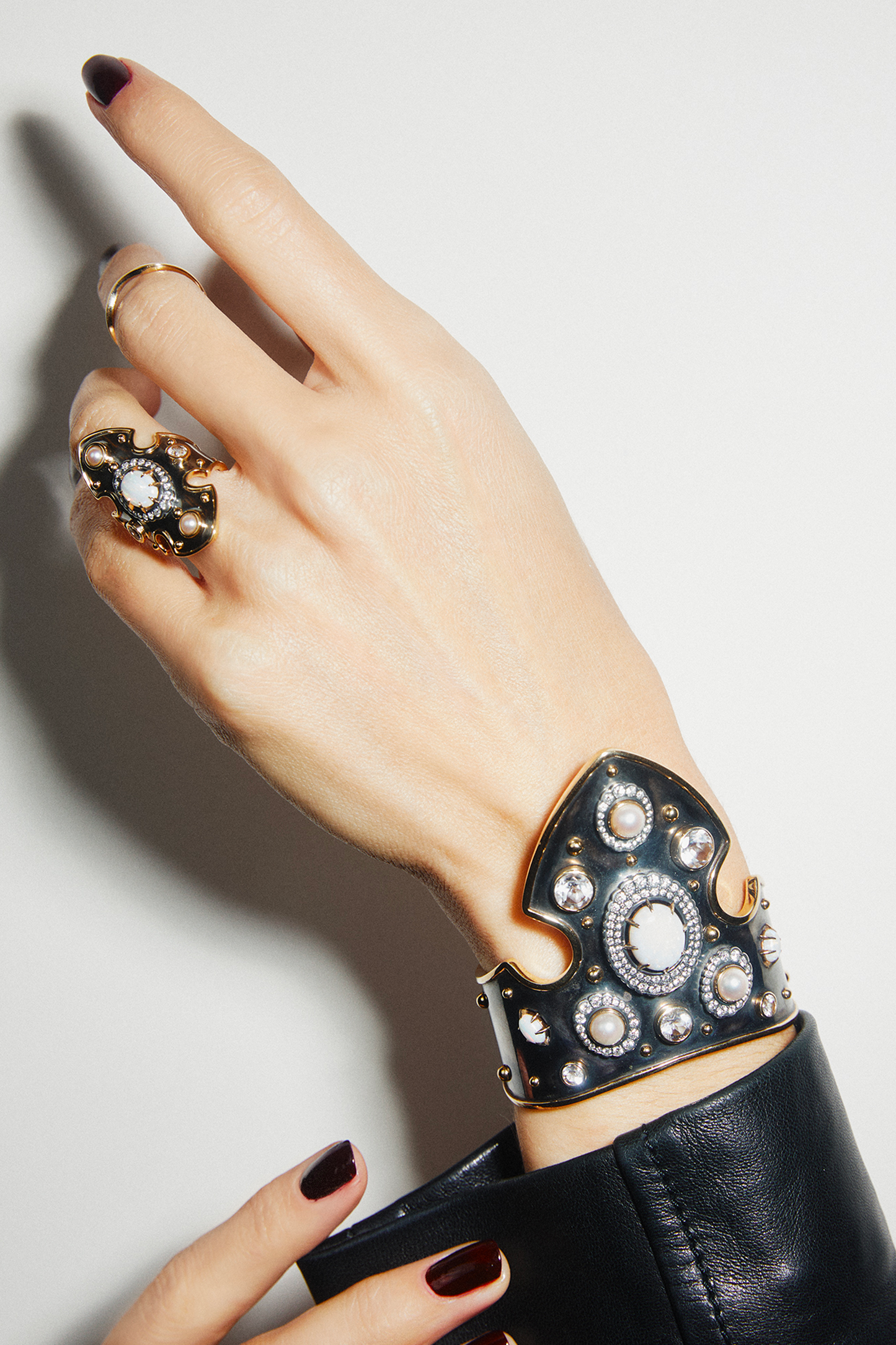 Bague Bouclier Opale