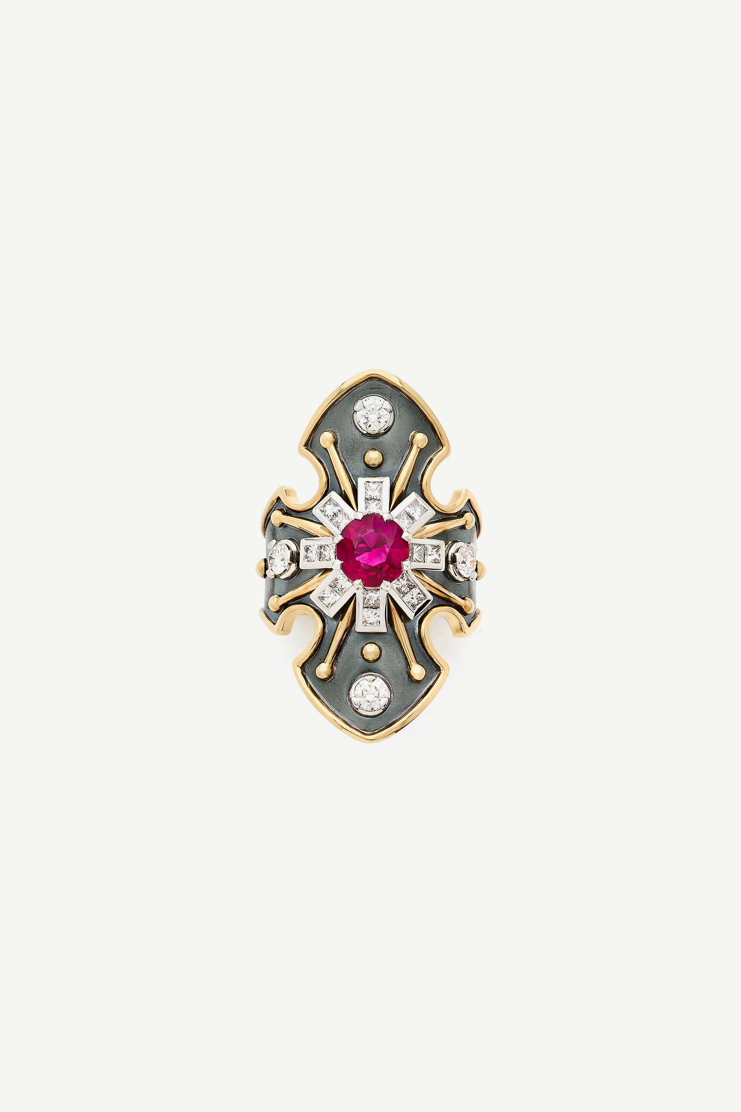 Princess Ruby Bouclier Ring 