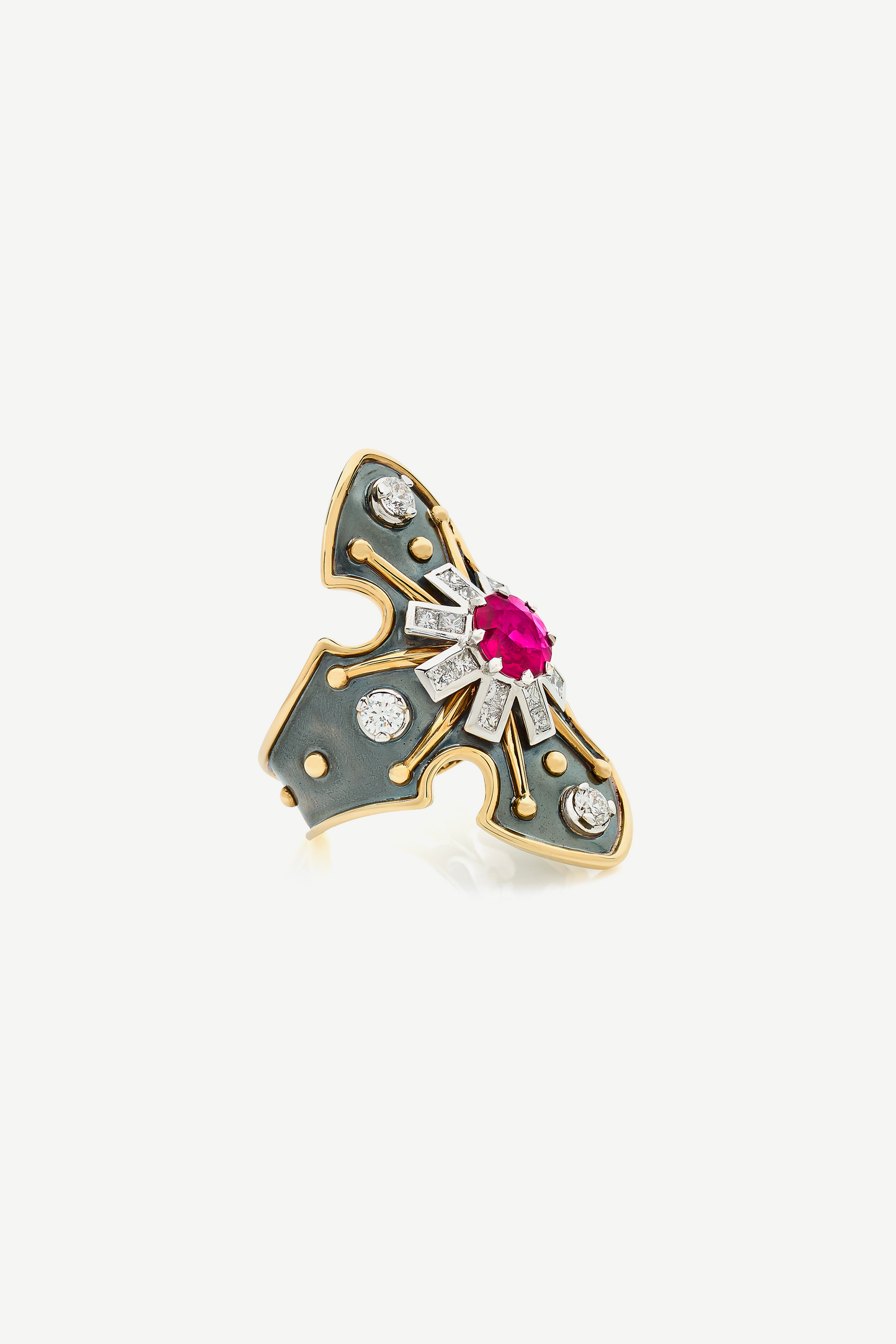 Princess Ruby Bouclier Ring 
