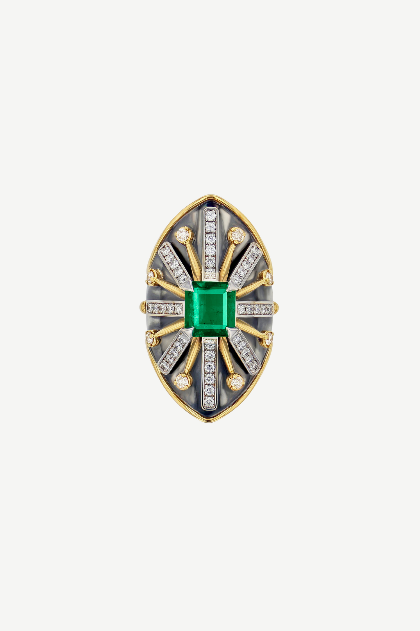 Emerald Ecu Ring