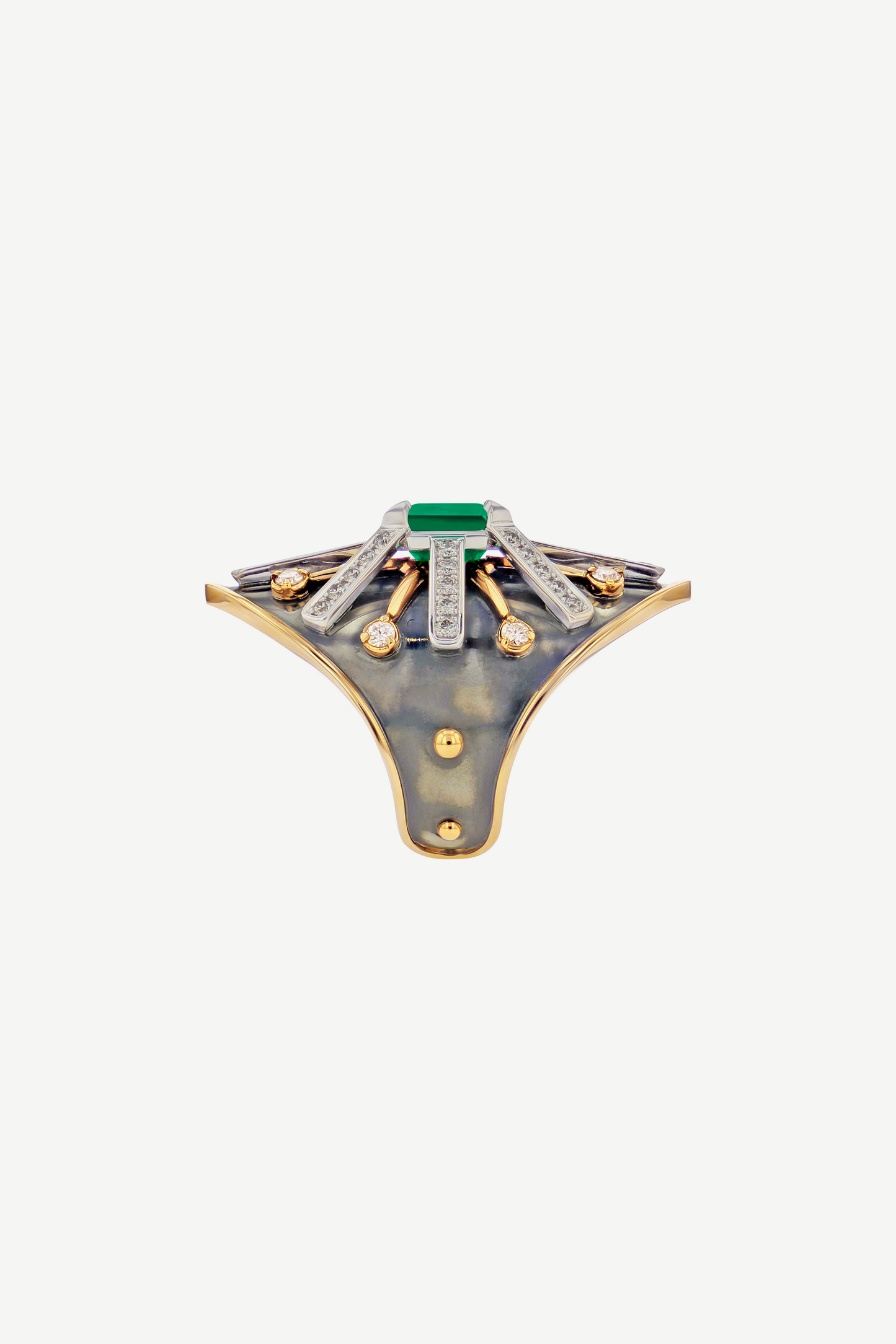 Emerald Ecu Ring