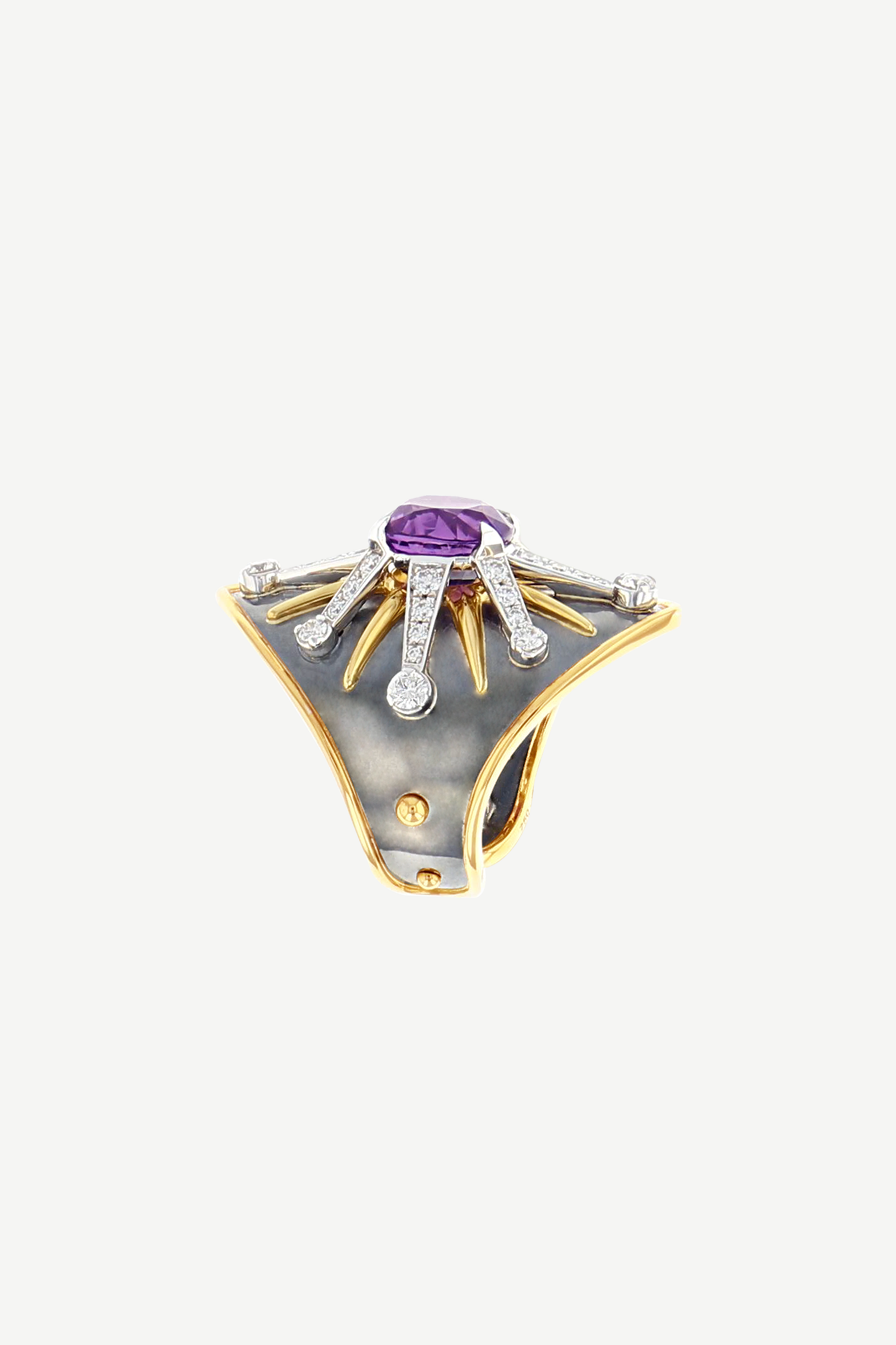 bague la dame du lac ecu saphir violet