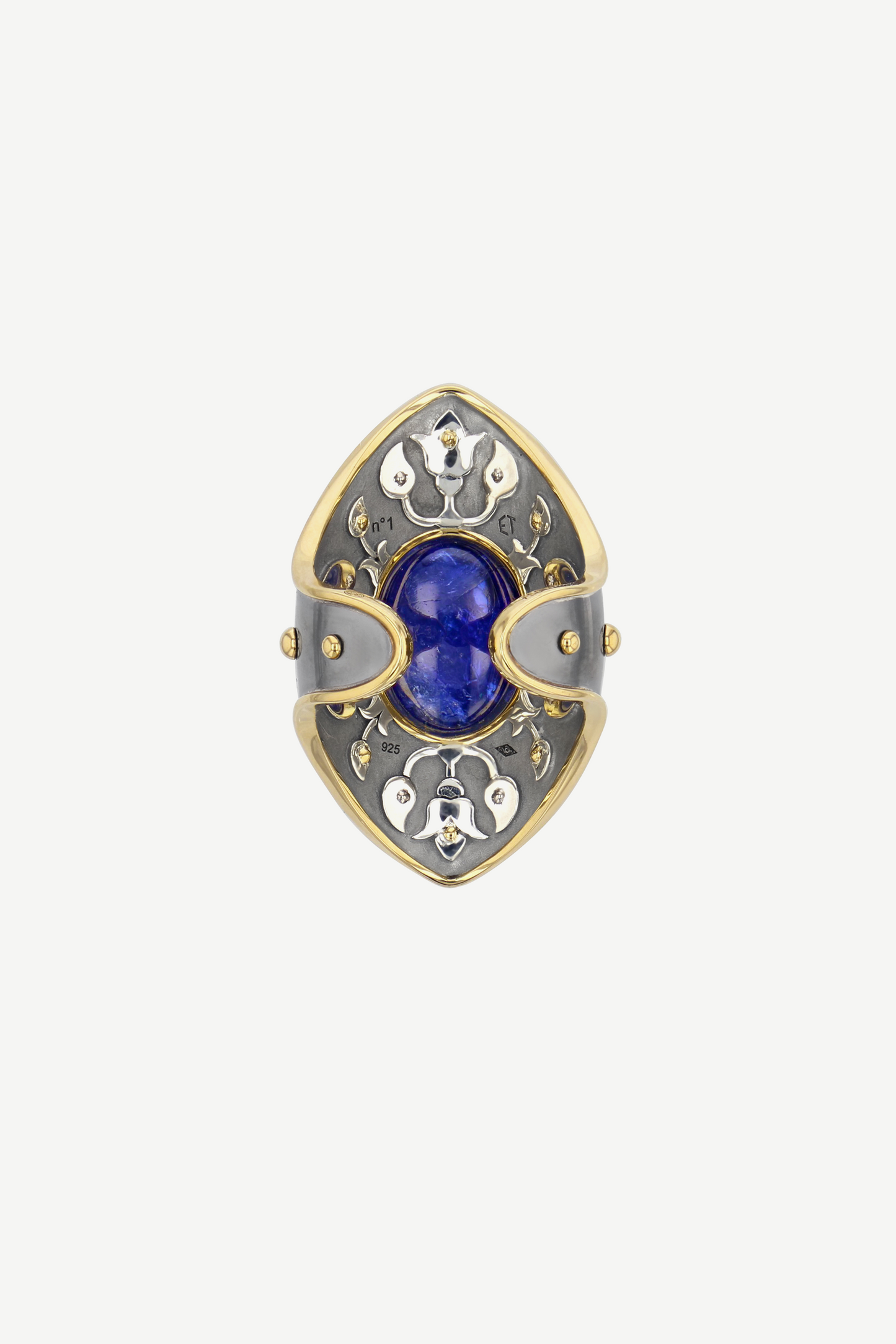 Elie Top Bague Écu Tanzanite La Dame du Lac