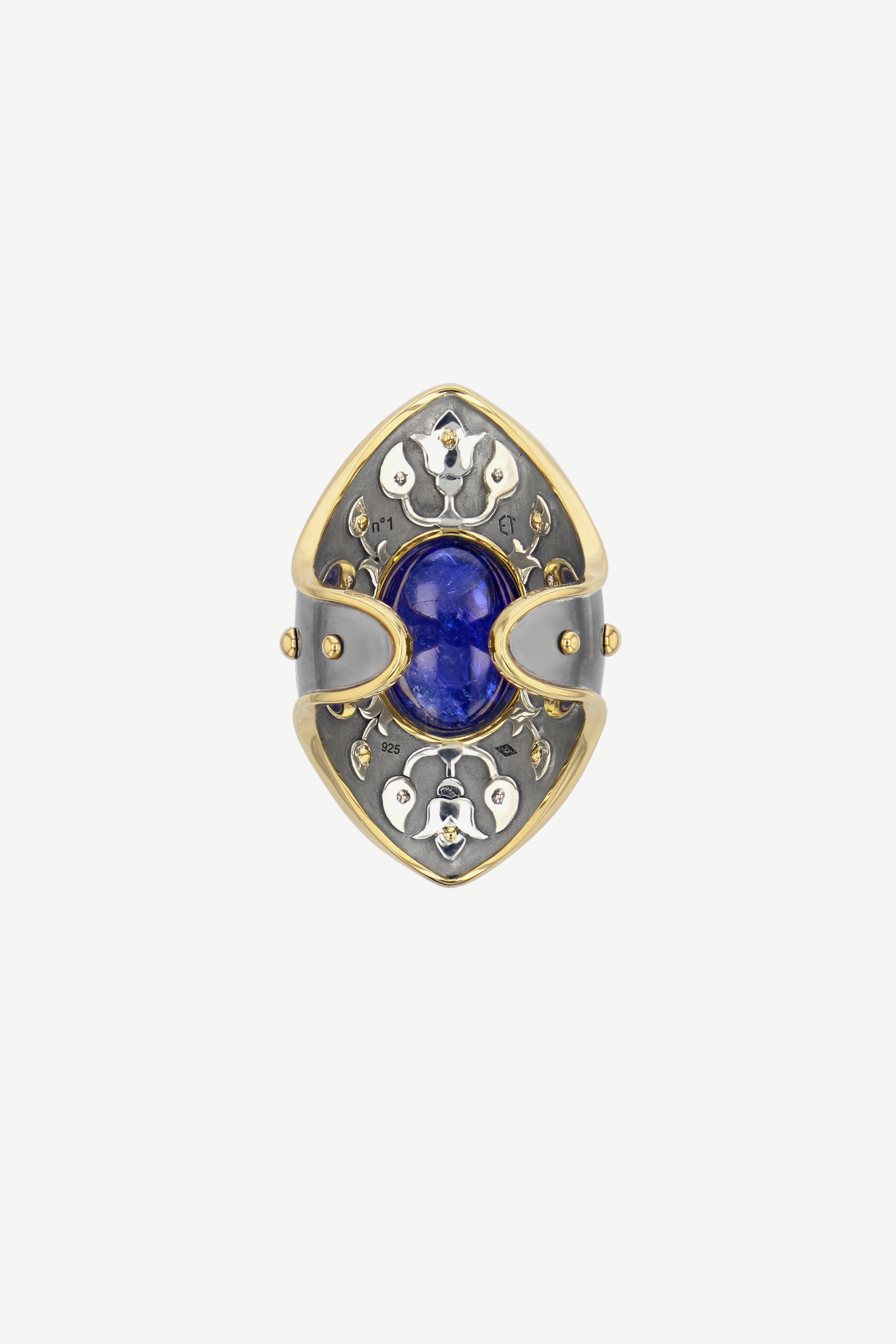 Elie Top Bague Écu Tanzanite La Dame du Lac