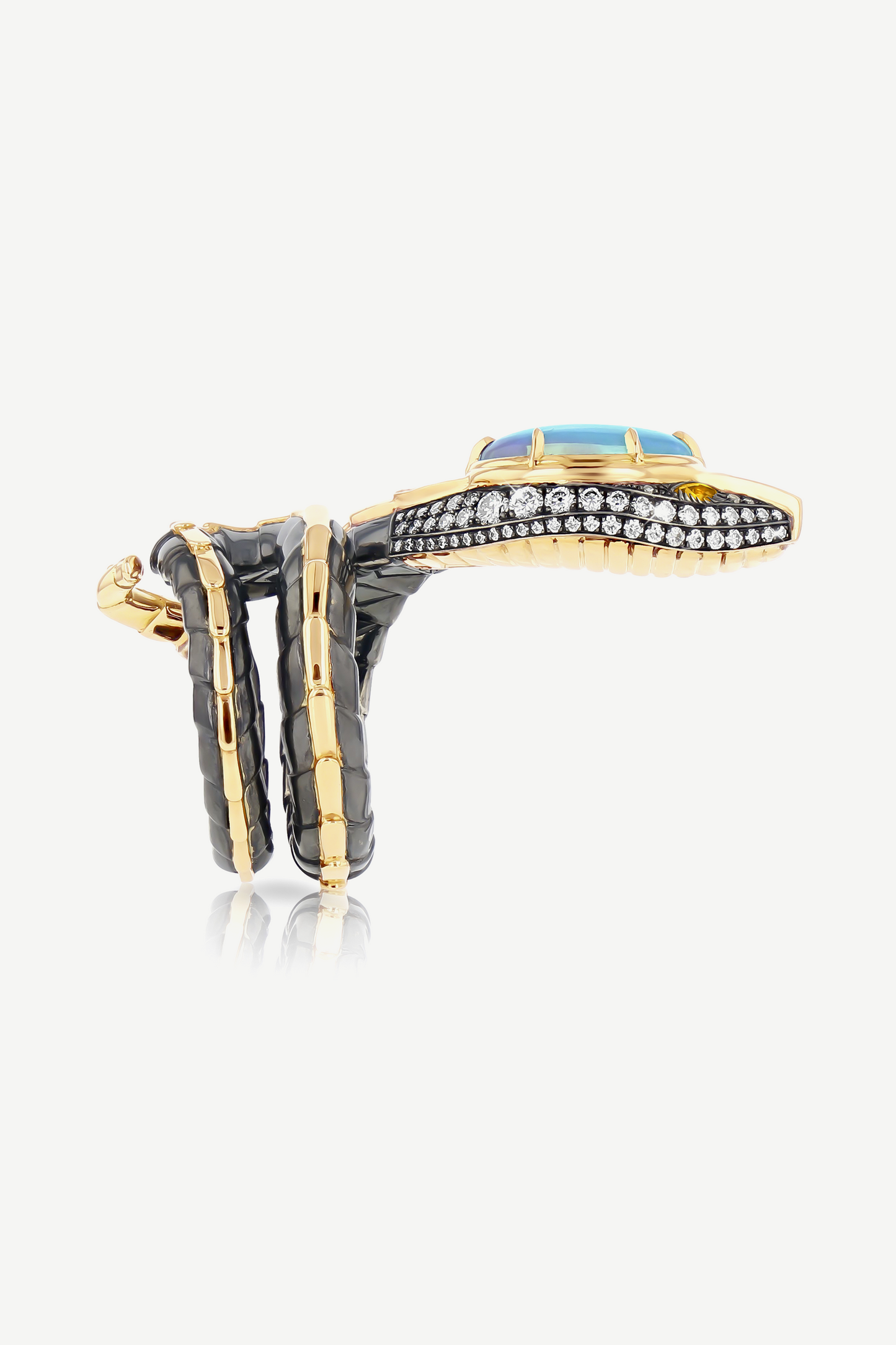 Elie Top Bague Serpent Opale Magica Naturae