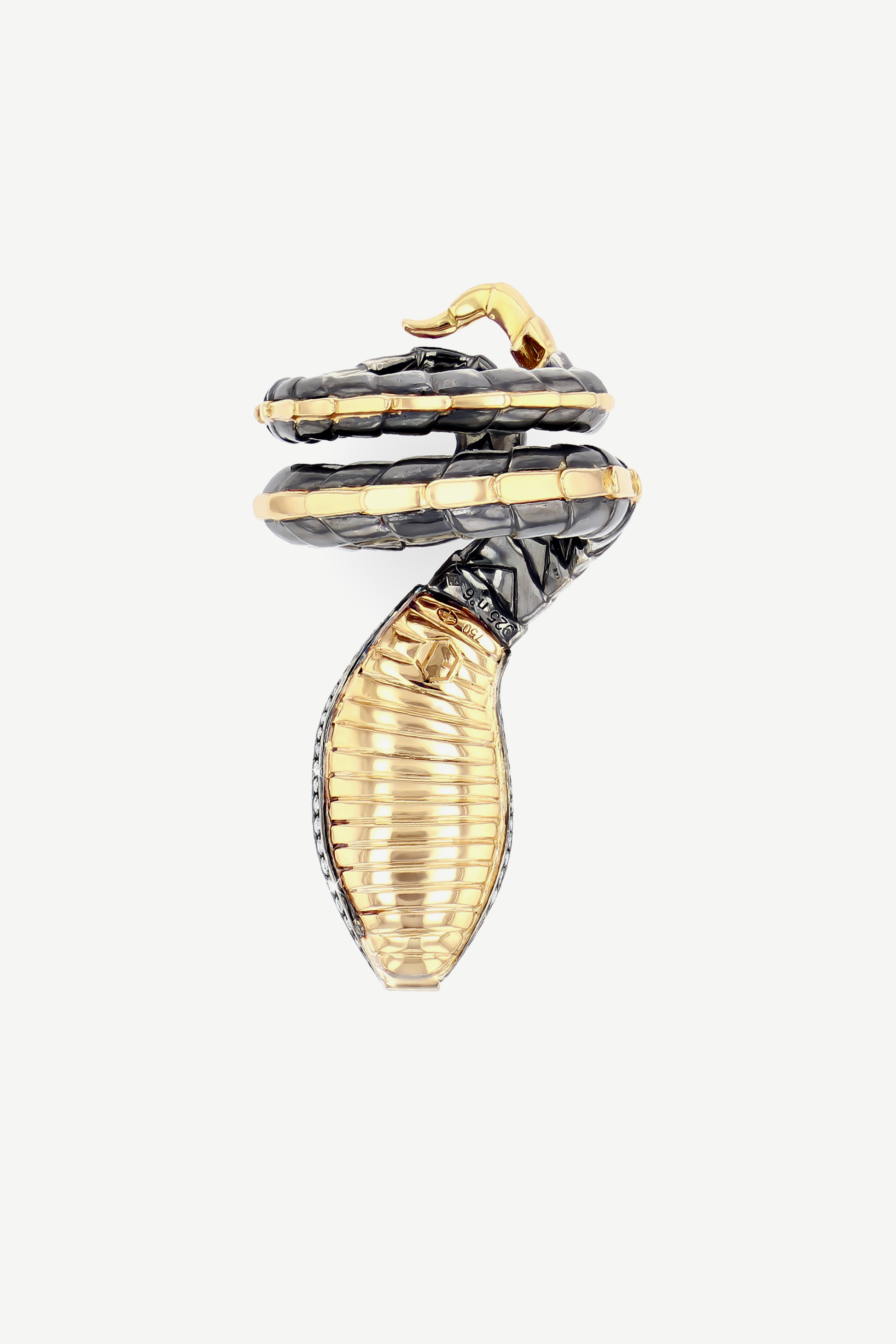 Elie Top Bague Serpent Opale Magica Naturae
