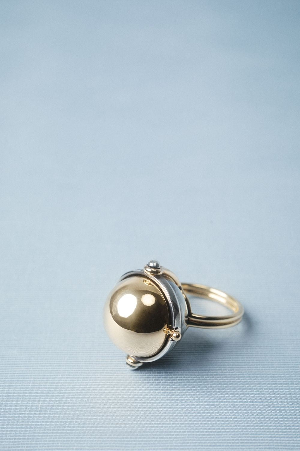 Bague Sphère Diamants Taille Ancienne