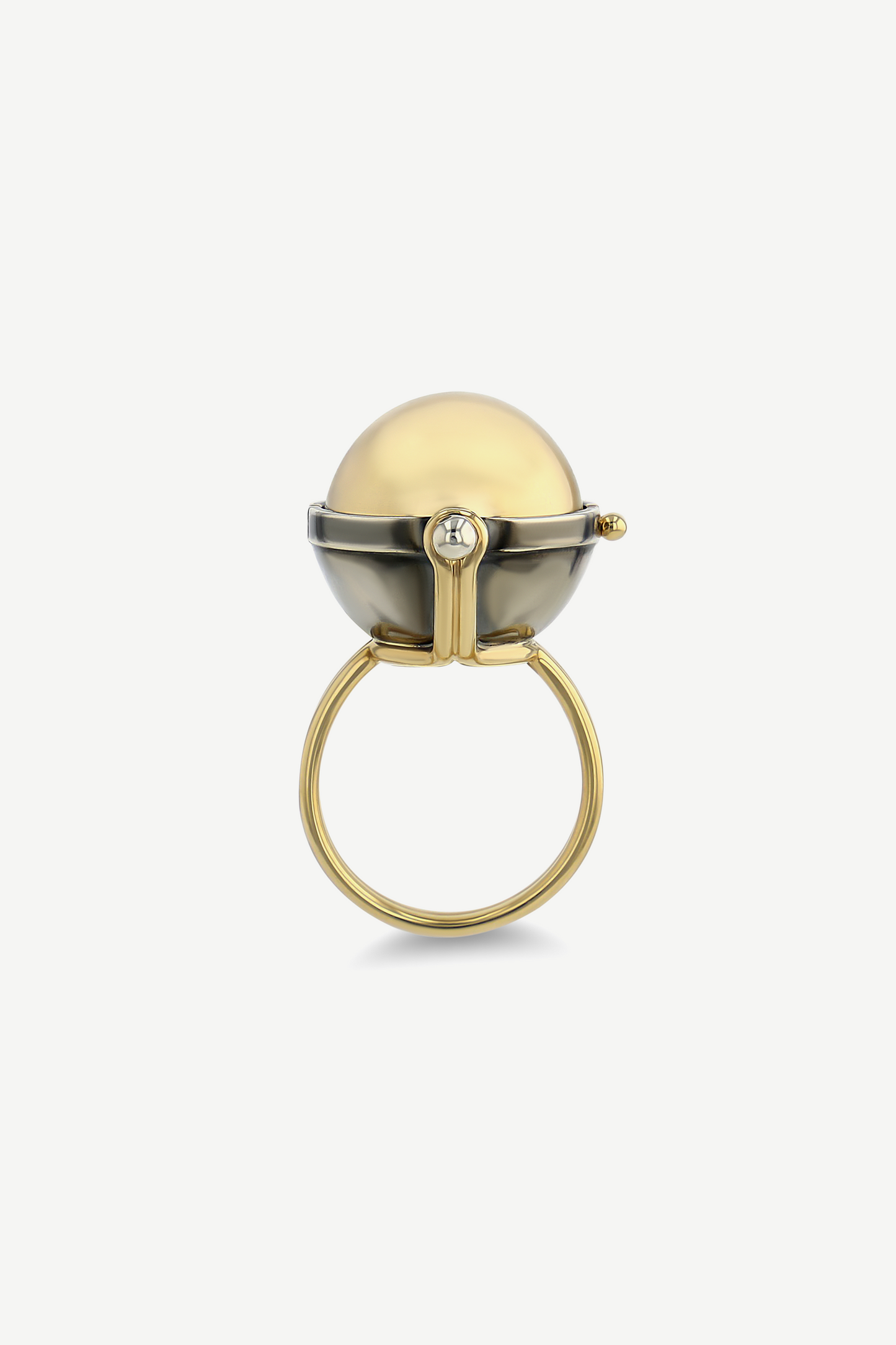 Bague Sphère Diamants Taille Ancienne