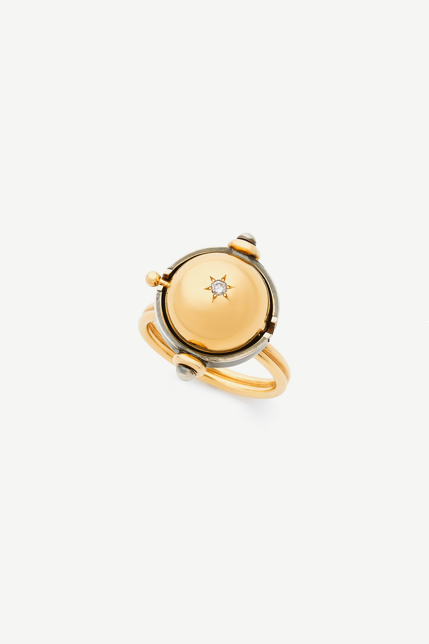 bague sirius diamant saphir or jaune