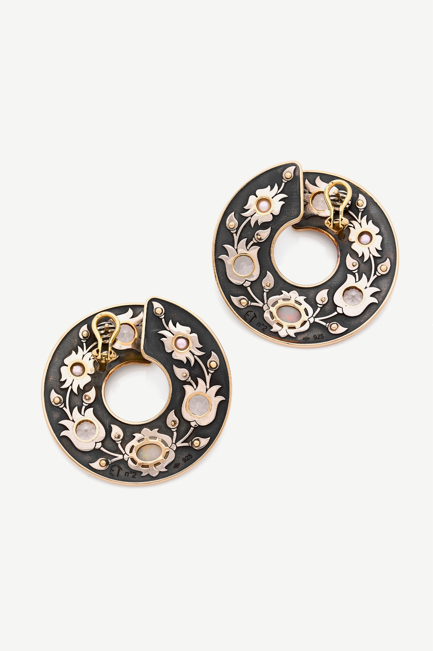 boucles d'oreilles elie top la dame du lac opale