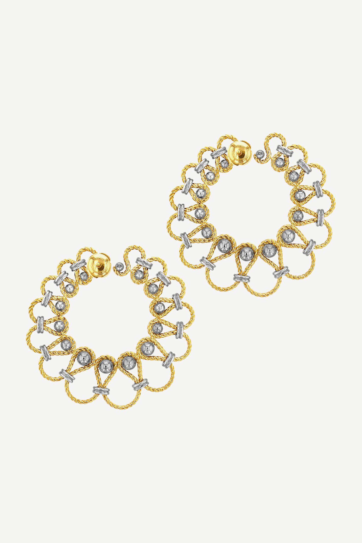 Boucles d'Oreilles Twist Créoles