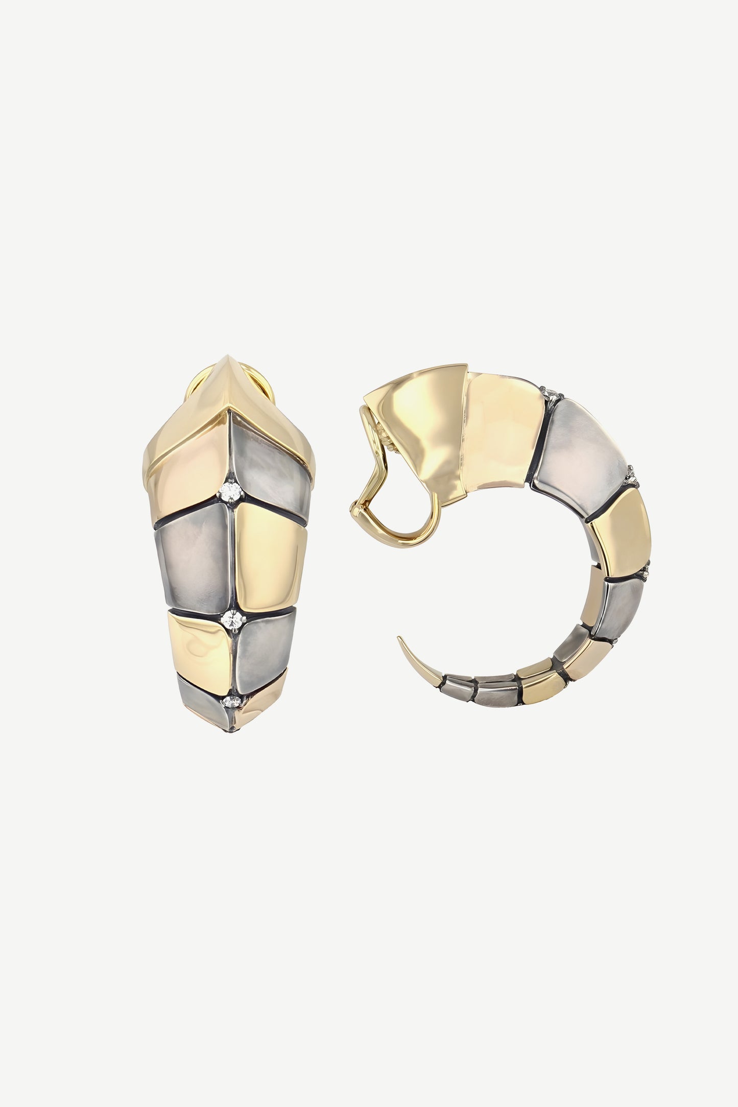 Elie Top Boucles d'Oreilles Clip Dorsale Magica Naturae