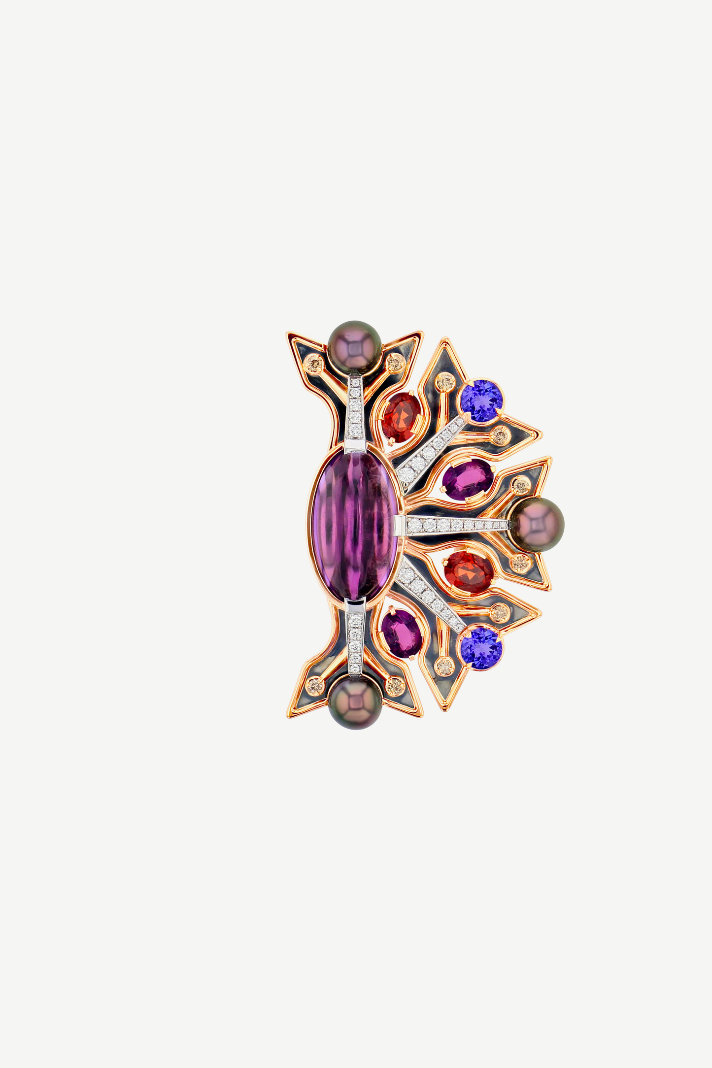 Broche Améthyste