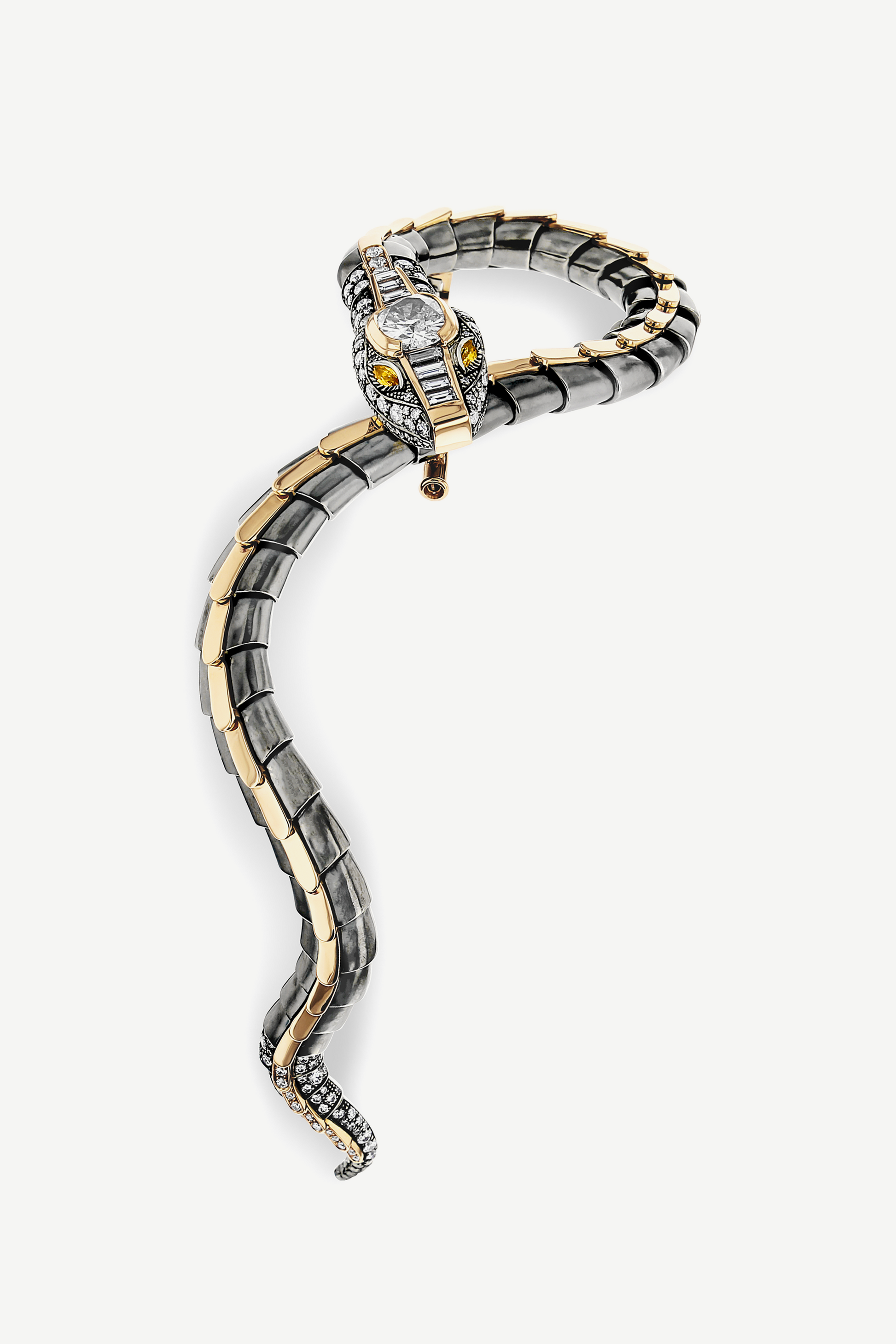 Broche Serpent Diamant Elie Top