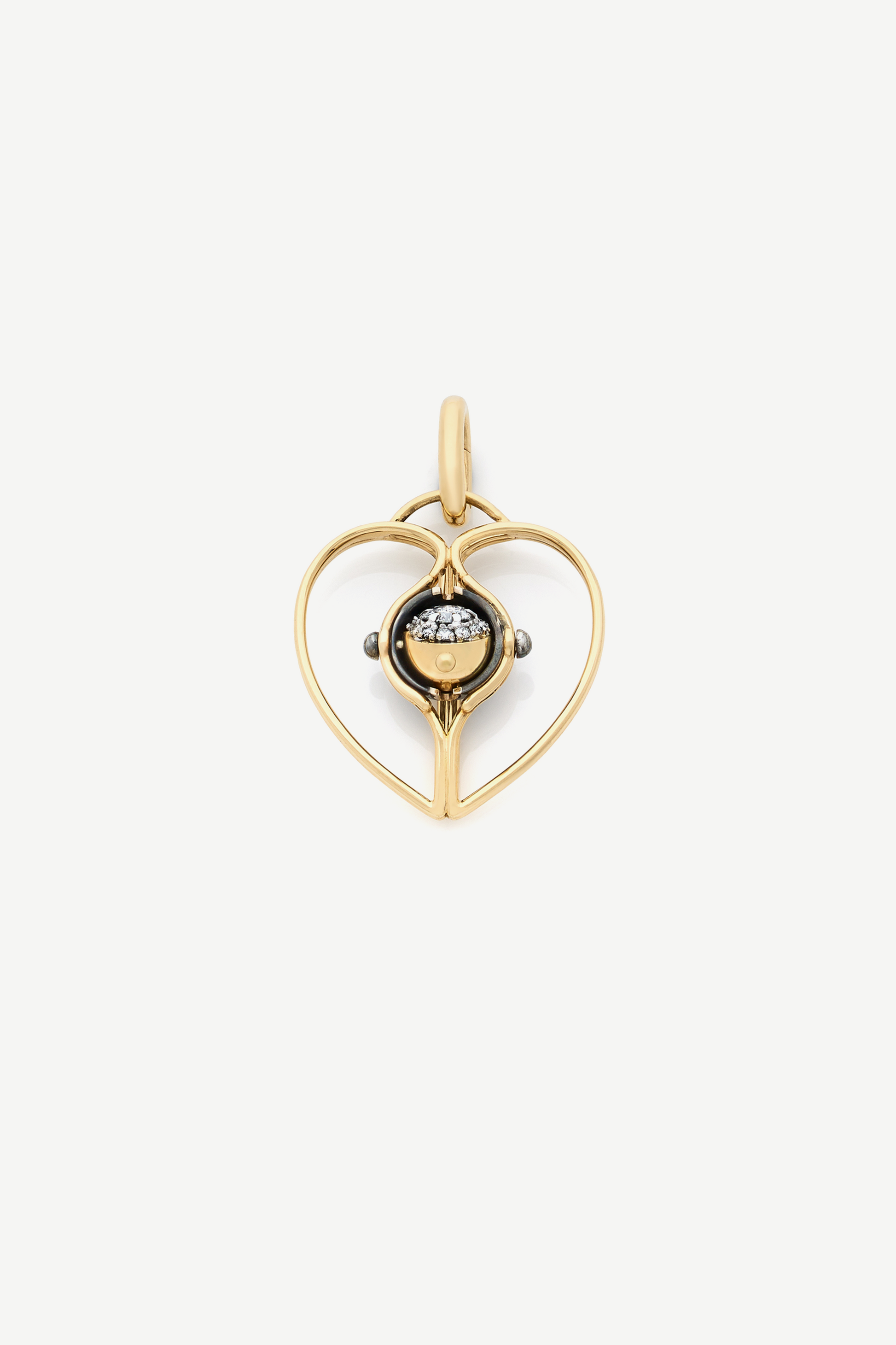 Elie Top Charm Cœur Mira Diamant