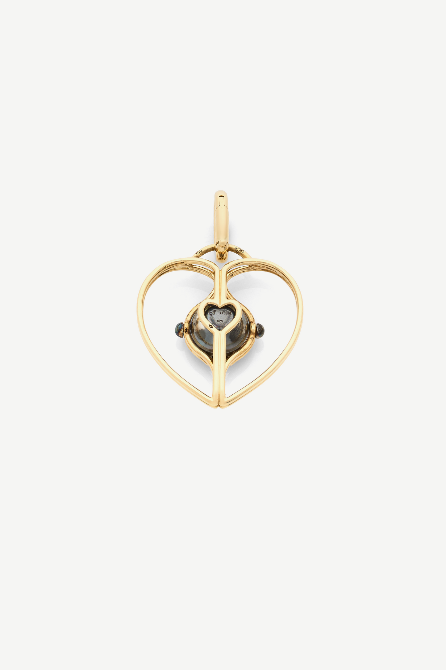 Elie Top Charm Cœur Mira Rubis
