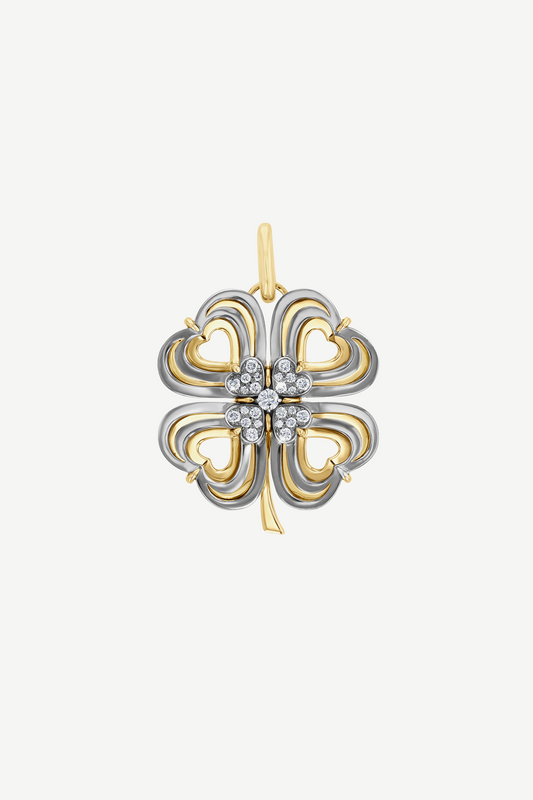 Charm Trèfle Cosmogonie Secrète Diamant