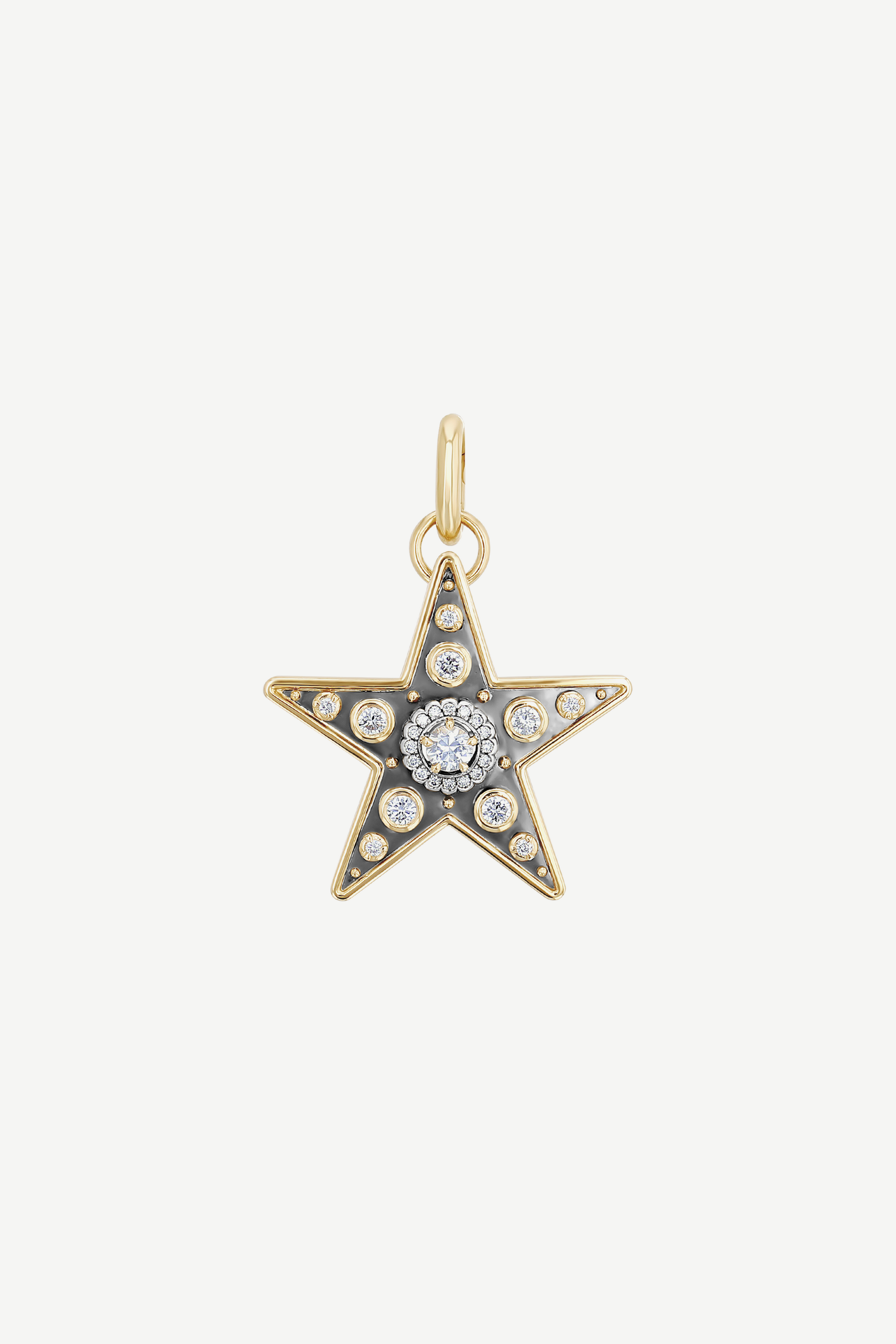 Elie Top Charm Étoile Moyen La Dame Du Lac Saphir Blanc