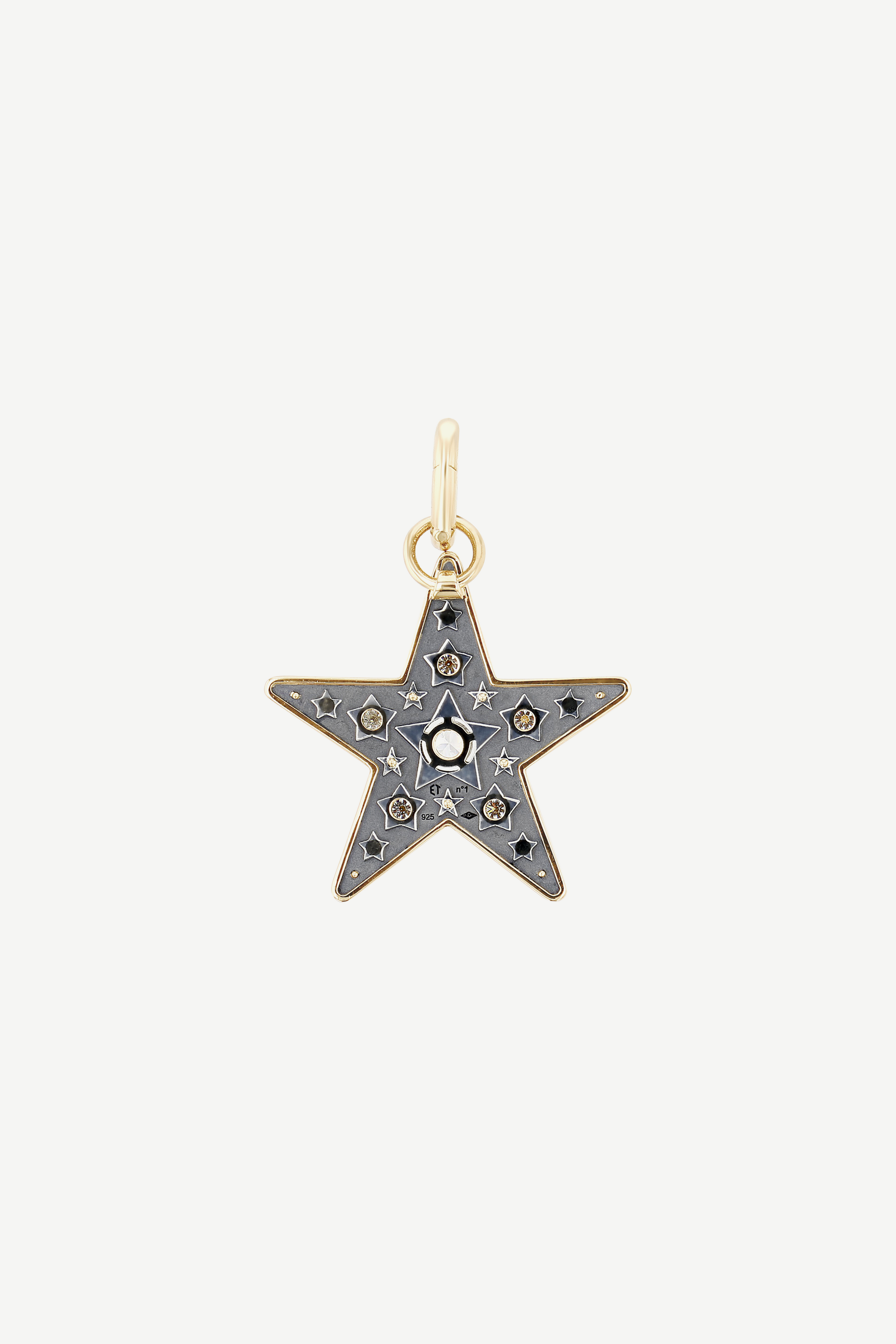 Elie Top Charm Étoile Moyen La Dame Du Lac Saphir Blanc