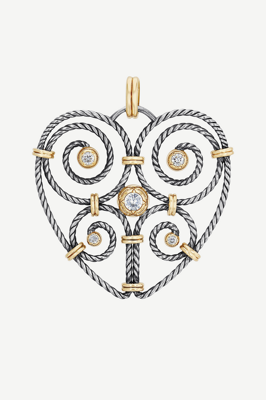 Elie Top Charm Grand Cœur Twist 