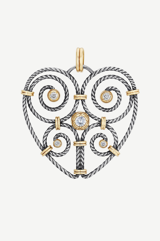 Elie Top Charm Grand Cœur Twist 