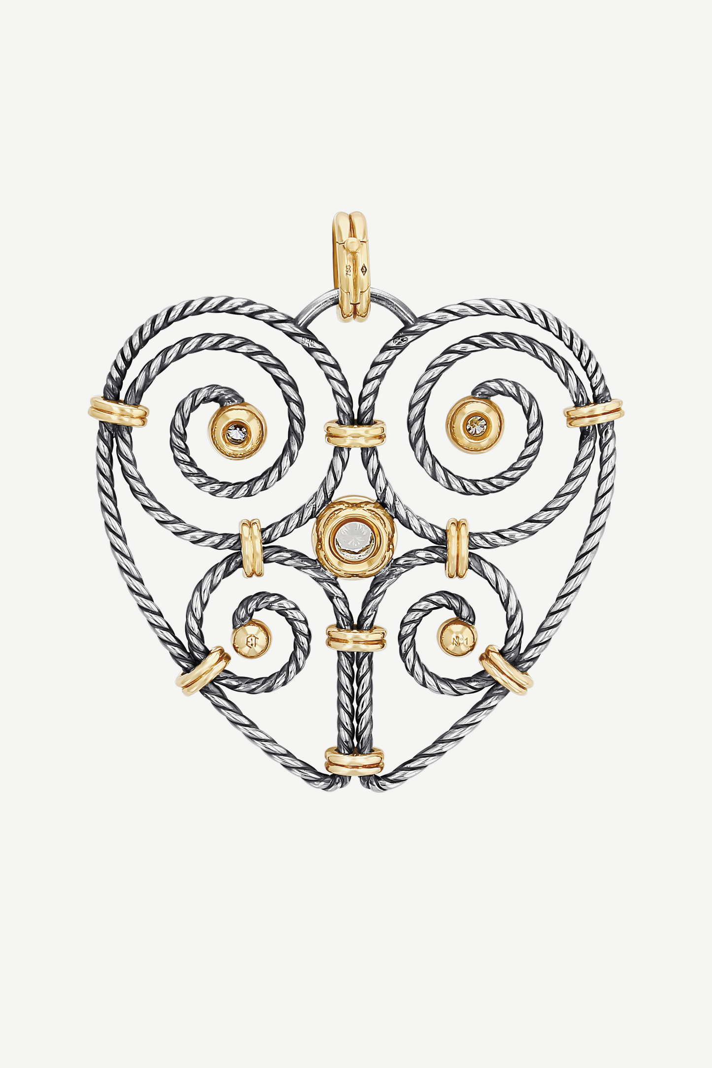 Elie Top Charm Grand Cœur Twist 