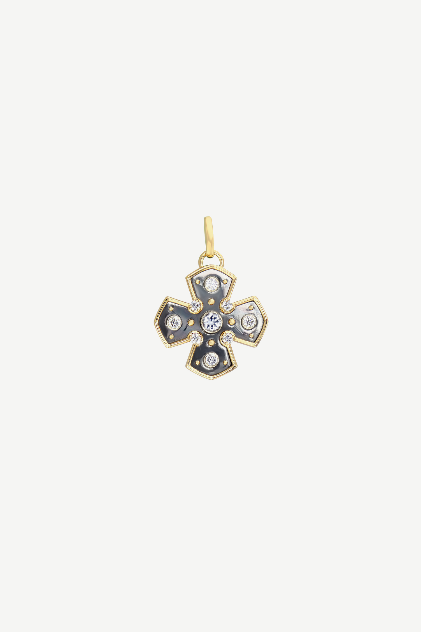 Elie Top Charm Mini Croix La Dame du Lac
