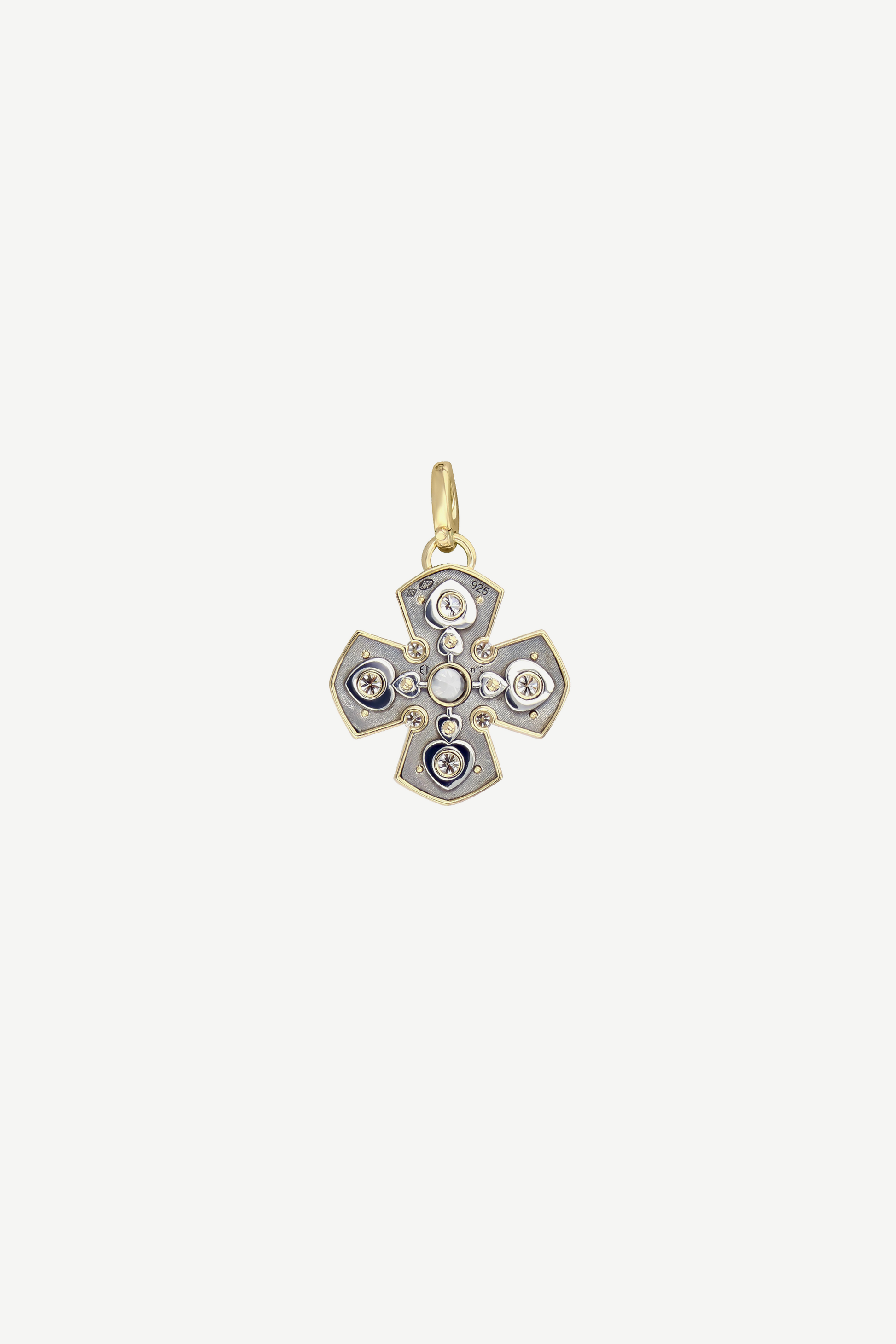Elie Top Charm Mini Croix La Dame du Lac