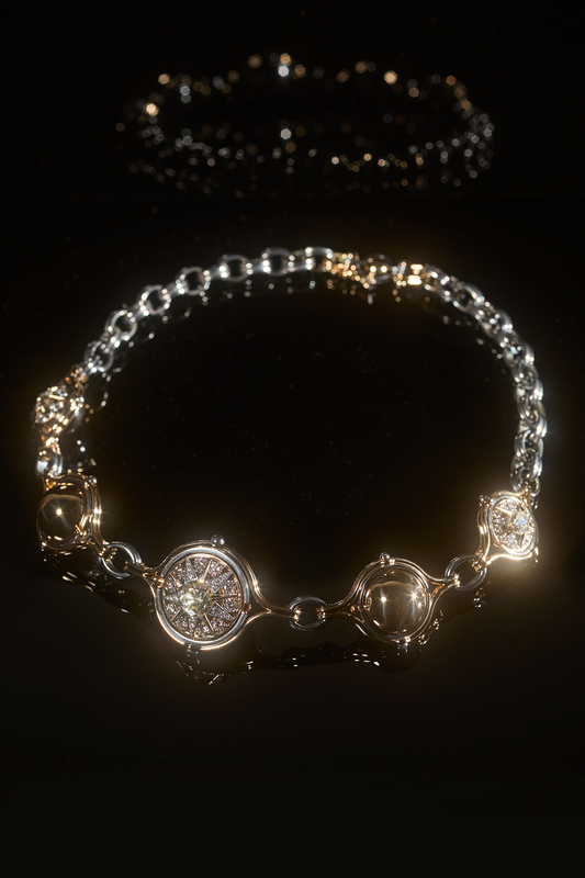 Collier 5 Sphères Sirius Diamants