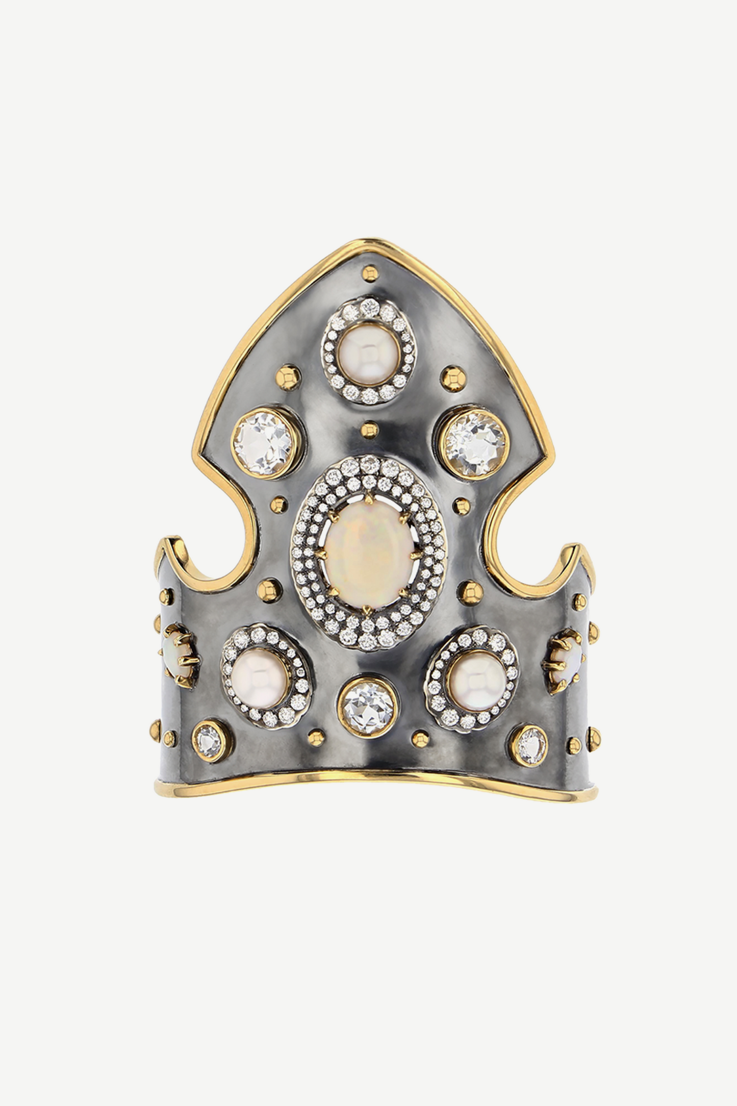 Elie Top Manchette Blason Opale La Dame du Lac