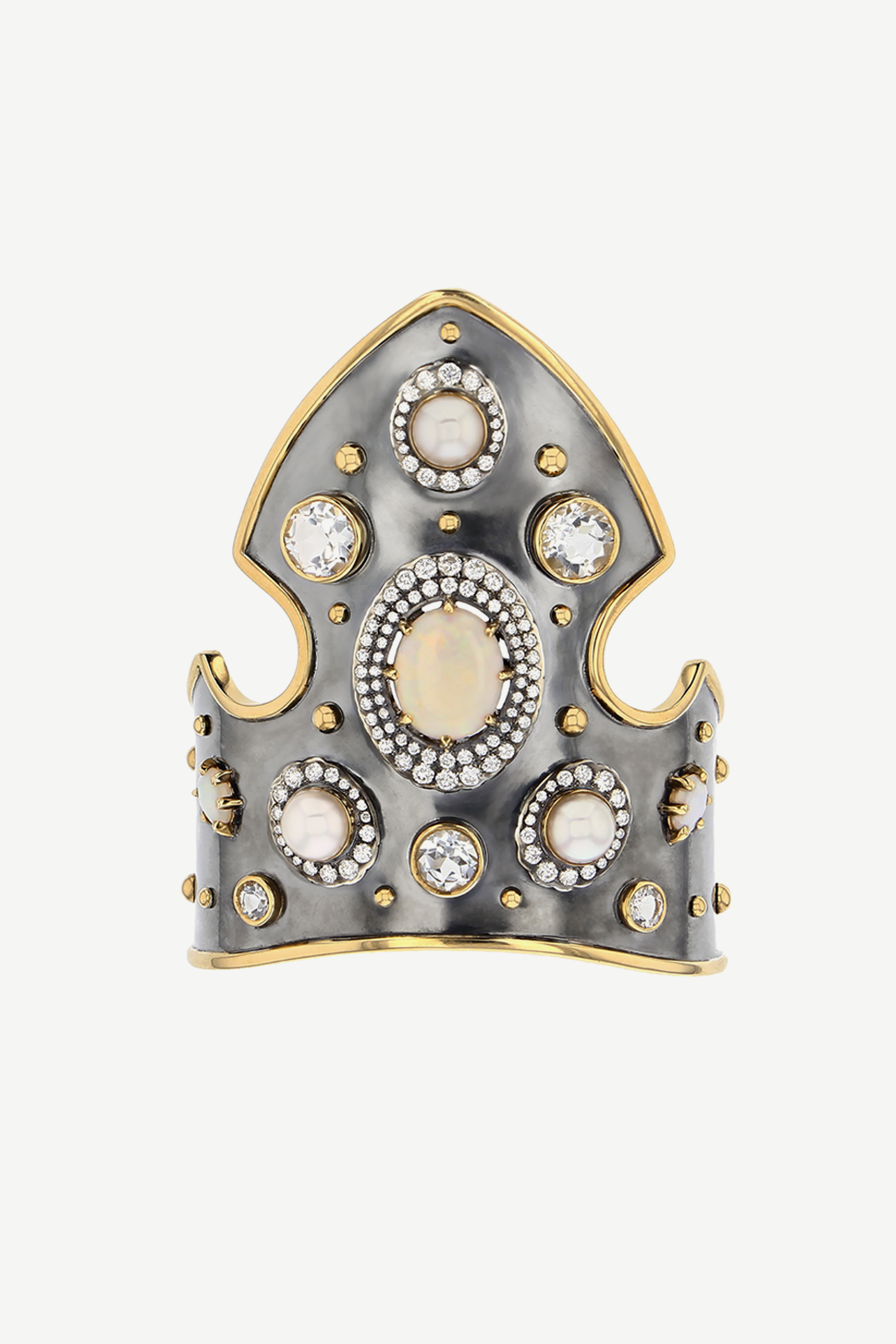 Elie Top Manchette Blason Opale La Dame du Lac