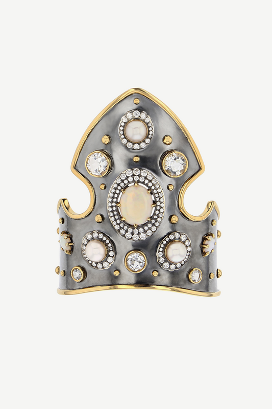 Elie Top Manchette Blason Opale La Dame du Lac